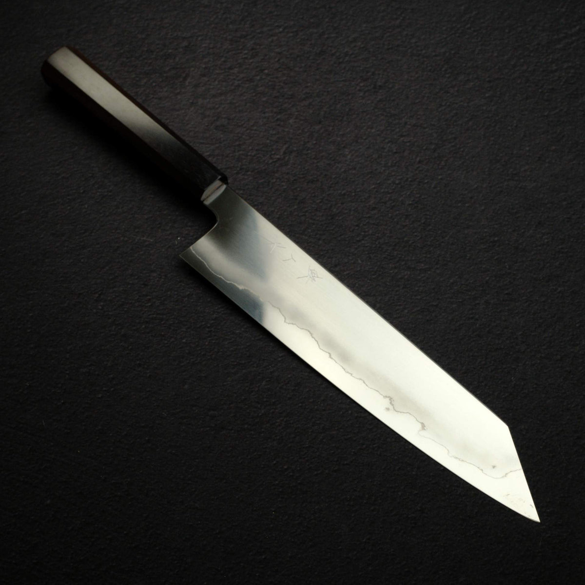 Tetsujin Ginsan Ukiba K-tip Gyuto 240mm Ebony Handle