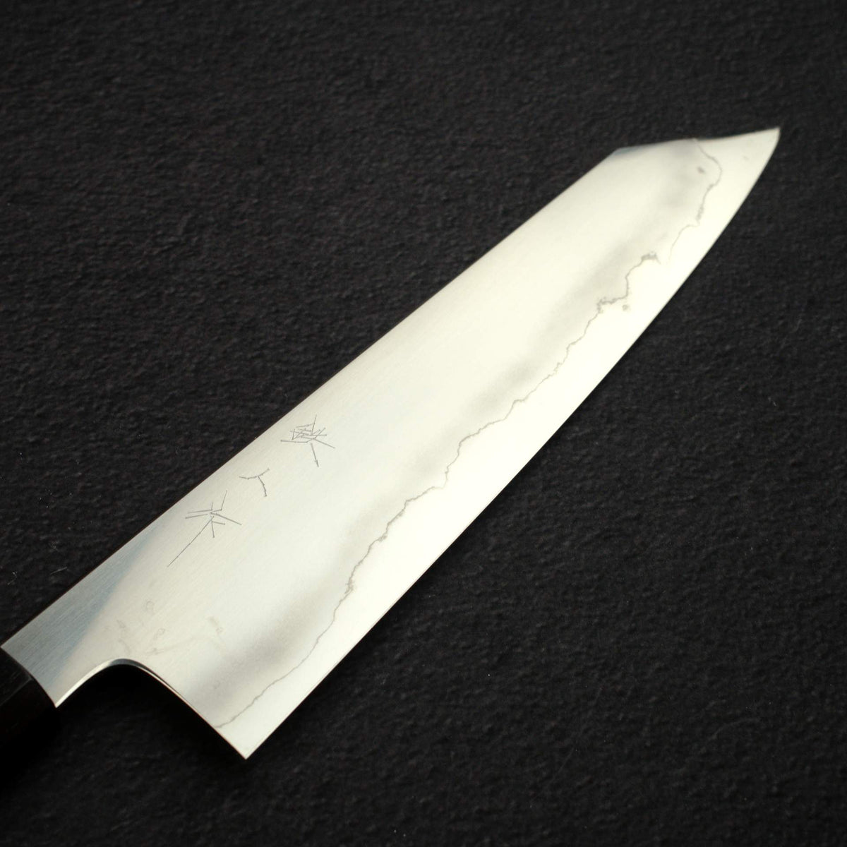 Tetsujin Ginsan Ukiba K-tip Gyuto 240mm Ebony Handle