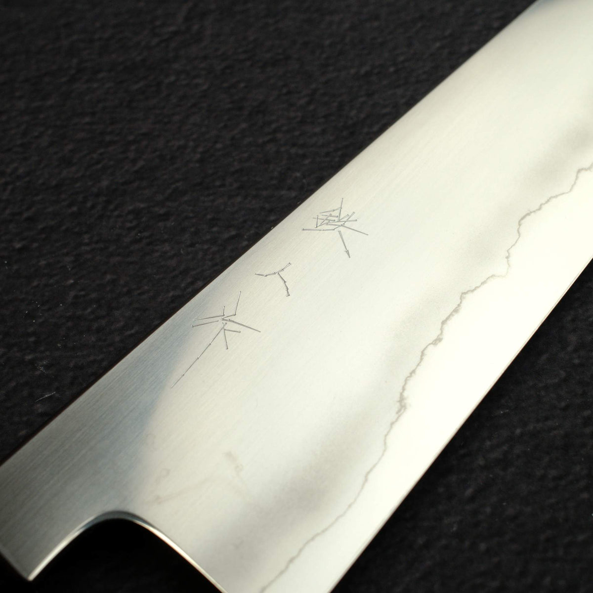 Tetsujin Ginsan Ukiba K-tip Gyuto 240mm Ebony Handle