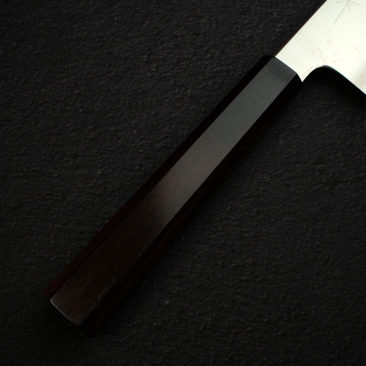 Tetsujin Ginsan Ukiba K-tip Gyuto 240mm Ebony Handle