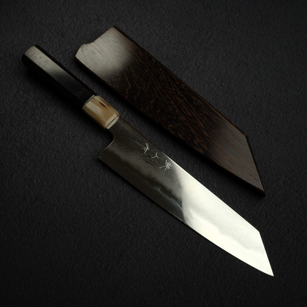 Tetsujin Ginsan Tanryusen (Metal Flow) K-Tip Gyuto 210mm w/ Saya