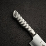 K&S AUS10 Monosteel Santoku 165mm Metal Handle