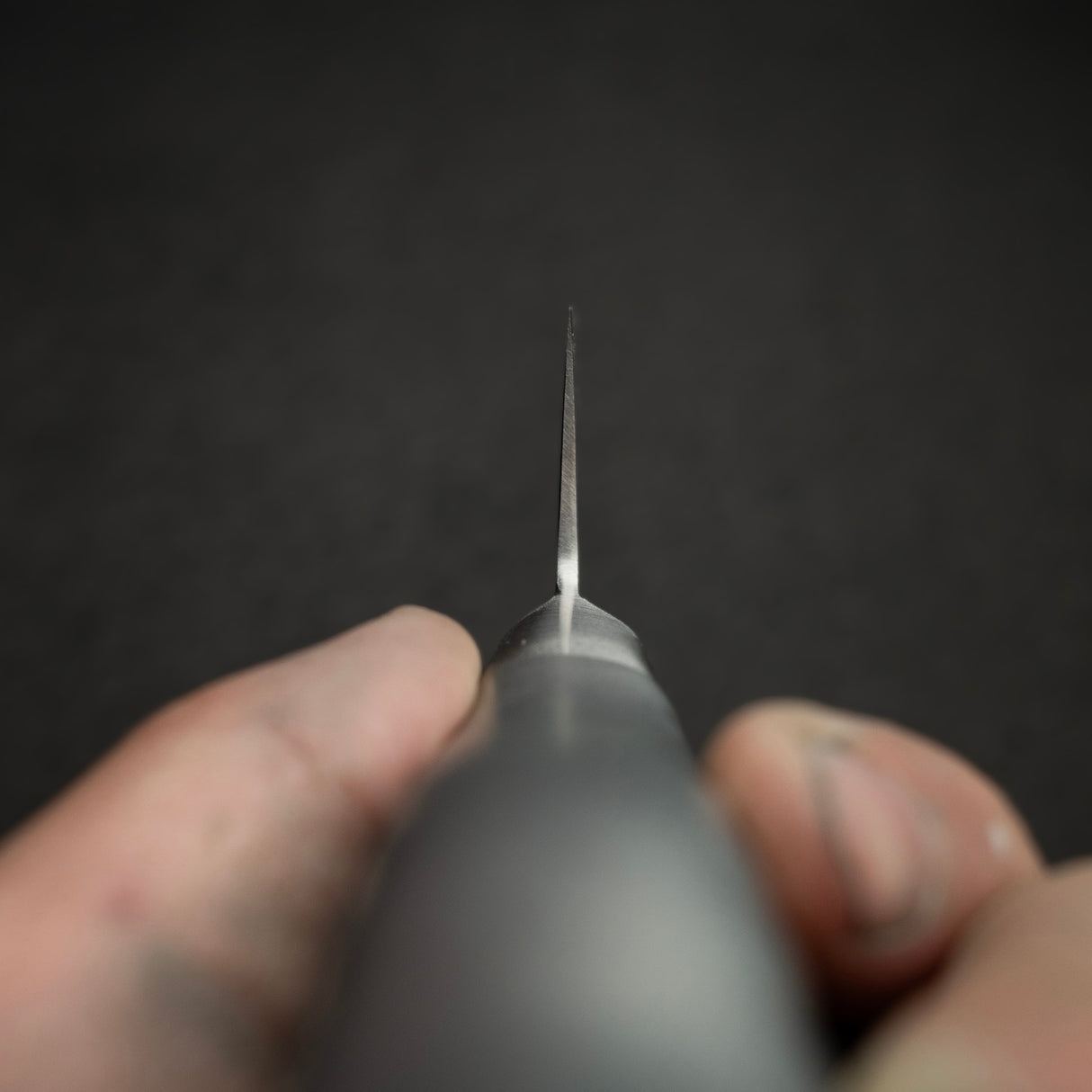 K&S AUS10 Monosteel Santoku 165mm Metal Handle