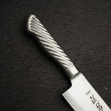 K&S AUS10 Monosteel Gyuto 210mm Metal Handle