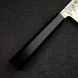 Hatsukokoro Ginrei Ginsan K-tip Gyuto 210mm Nashiji Ebony