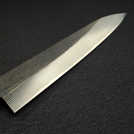Hatsukokoro Ginsan Kurouchi Damascus Gyuto 240mm Carbon Fibre Handle