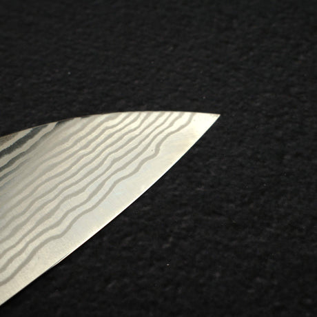 Hatsukokoro Ginsan Kurouchi Damascus Gyuto 240mm Carbon Fibre Handle