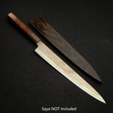 Hatsukokoro Hinotori V-Toku 2 Sujihiki 270mm Rainbow Damascus Finish