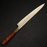 Hatsukokoro Hinotori V-Toku 2 Sujihiki 270mm Rainbow Damascus Finish