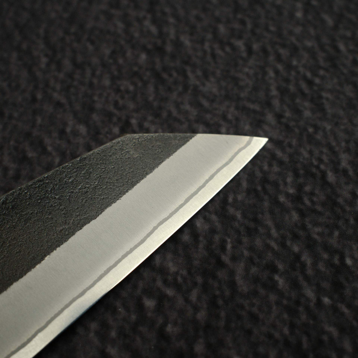 Yoshikane White 2 KU Nashiji Honesuki 150mm Stainless Clad Ebony by Hatsukokoro