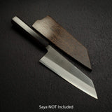 Yoshikane White 2 KU Nashiji Stainless Clad Bunka 165mm Ebony by Hatsukokoro