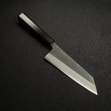 Yoshikane White 2 KU Nashiji Stainless Clad Bunka 165mm Ebony by Hatsukokoro