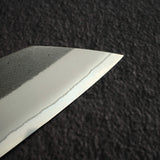 Yoshikane White 2 KU Nashiji Stainless Clad Bunka 165mm Ebony by Hatsukokoro