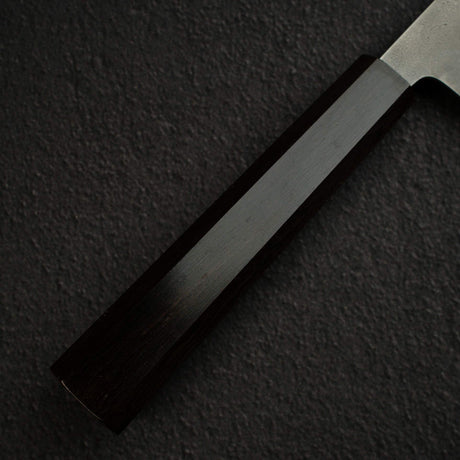 Yoshikane White 2 KU Nashiji Stainless Clad Bunka 165mm Ebony by Hatsukokoro