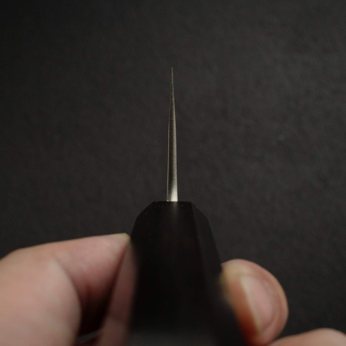Yoshikane White 2 KU Nashiji Stainless Clad Bunka 165mm Ebony by Hatsukokoro