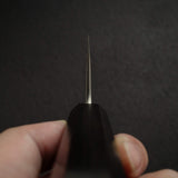 Yoshikane White 2 KU Nashiji Stainless Clad Bunka 165mm Ebony by Hatsukokoro