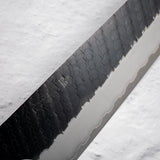 Nigara SG2 Kurouchi Tsuchime K-tip Gyuto 240mm Western Ironwood