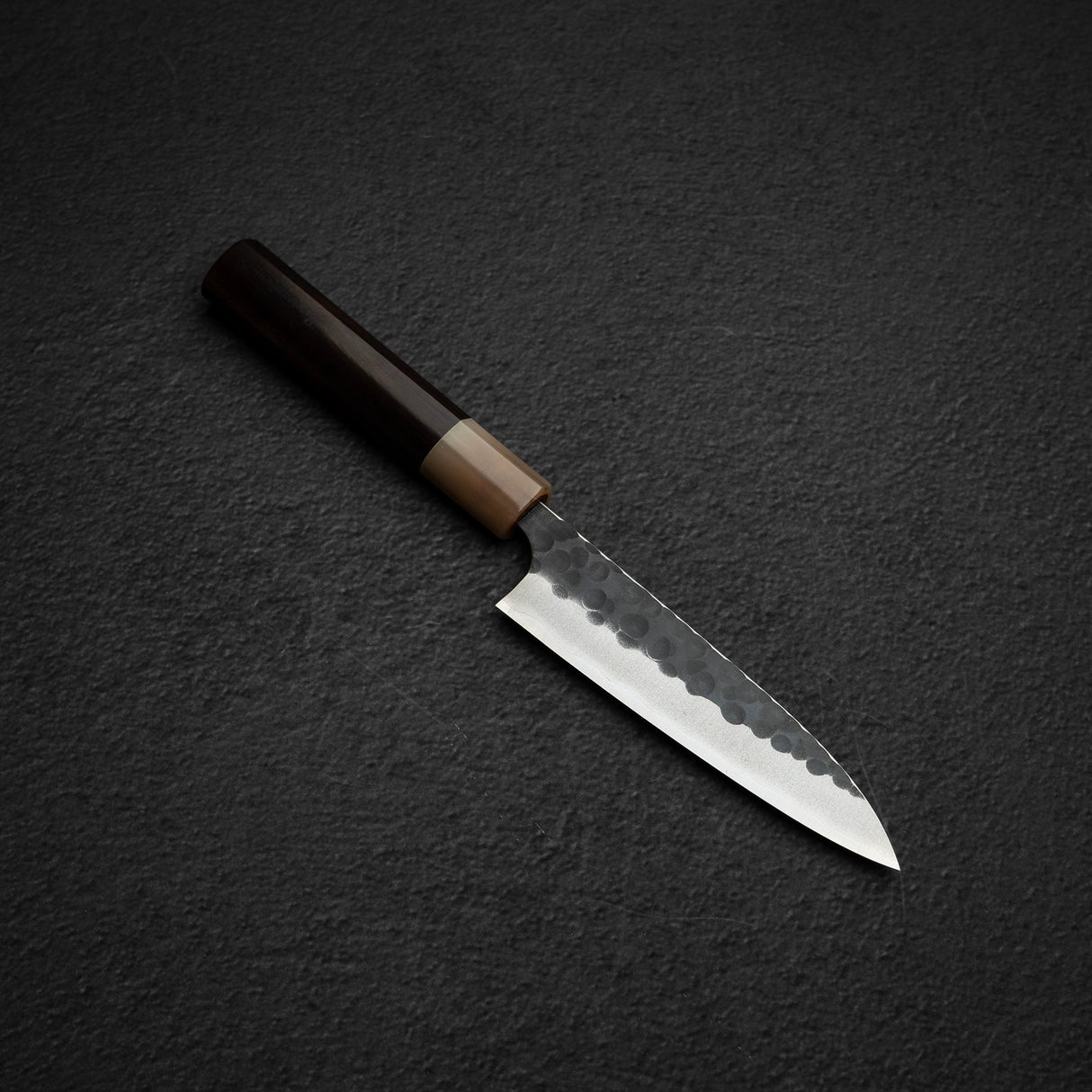 Masakage Koishi AS Petty 120mm, Aogami Super Kurouchi Tsuchime K&S Hearted-shaped Ironwood Handle