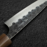 Masakage Koishi AS Petty 120mm, Aogami Super Kurouchi Tsuchime K&S Hearted-shaped Ironwood Handle