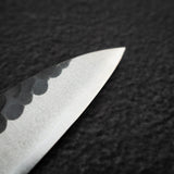 Masakage Koishi AS Petty 120mm, Aogami Super Kurouchi Tsuchime K&S Hearted-shaped Ironwood Handle