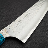 Kurosaki Kokusen Ei AS Bunka 170mm  - Turquoise Ferrule