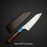 Kurosaki Kokusen Ei AS Bunka 170mm  - Turquoise Ferrule