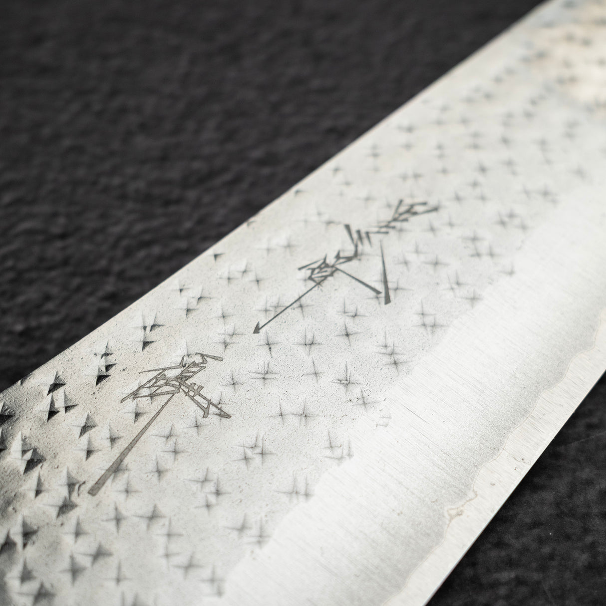 Kurosaki Kokusen Ei Aogami Super K tip Gyuto 240mm Turquoise White Ferrule