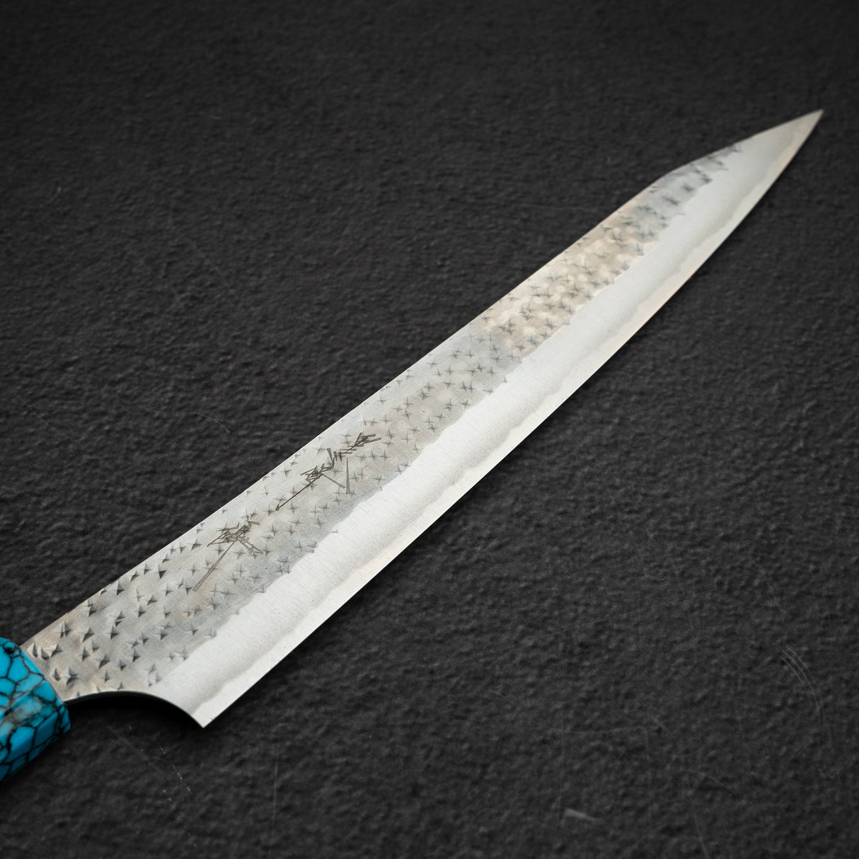 Kurosaki Kokusen Ei AS Sujihiki 240mm - Turquoise Ferrule