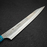 Kurosaki Kokusen Ei AS Sujihiki 240mm - Turquoise Ferrule
