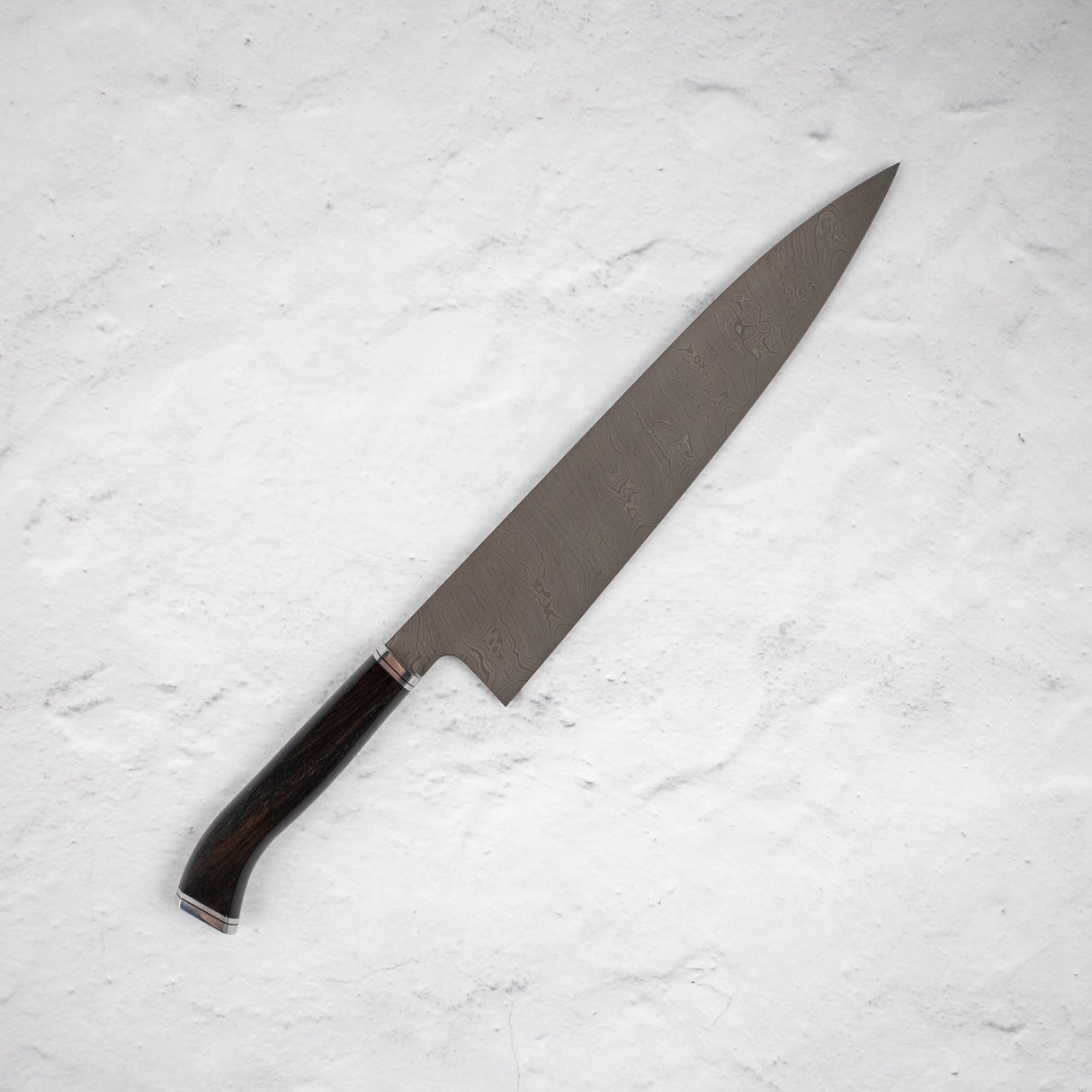 Shoichi Hashimoto (橋本庄市) Tobikumo Blue / White Coreless Damascus Gyuto 270mm