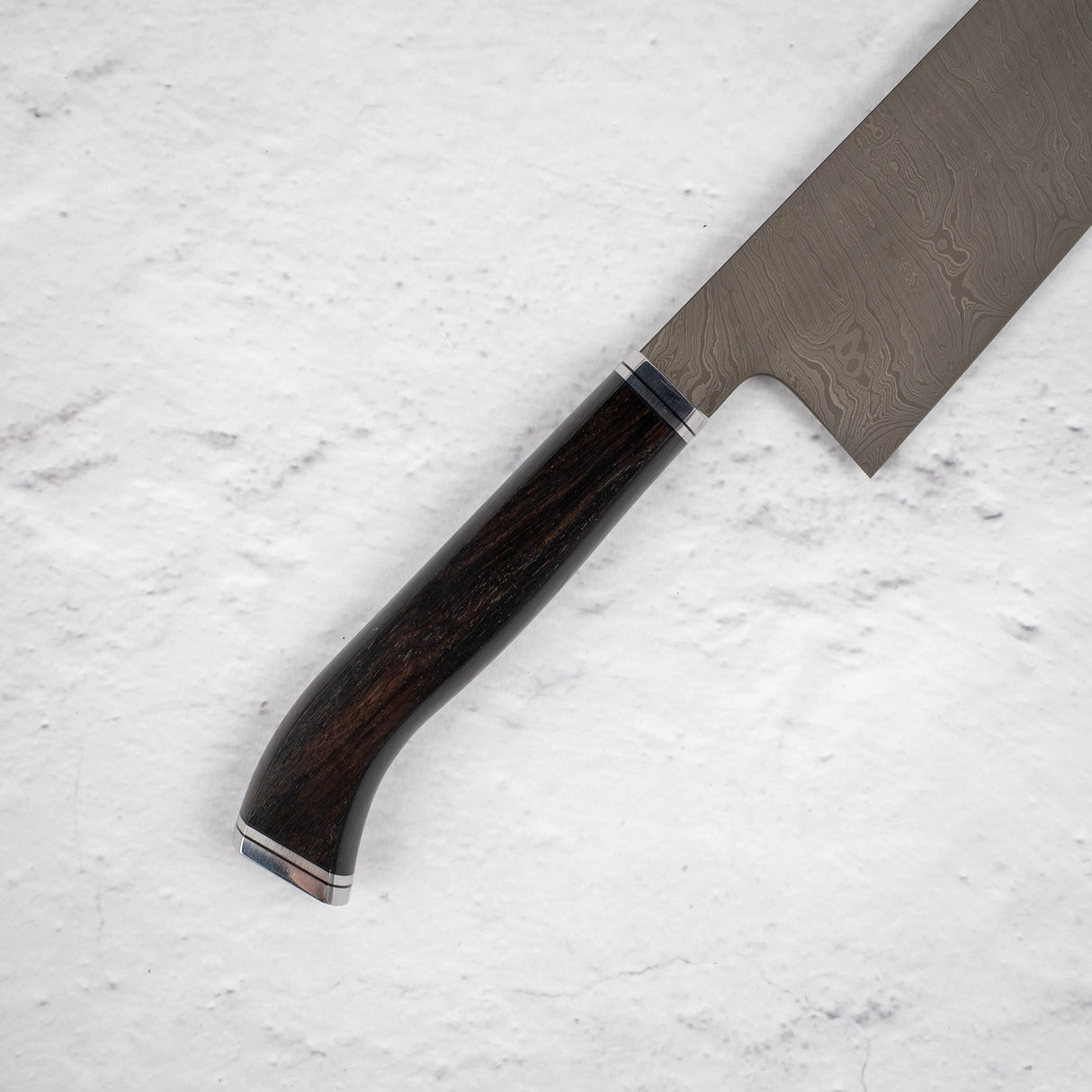 Shoichi Hashimoto (橋本庄市) Tobikumo Blue / White Coreless Damascus Gyuto 270mm