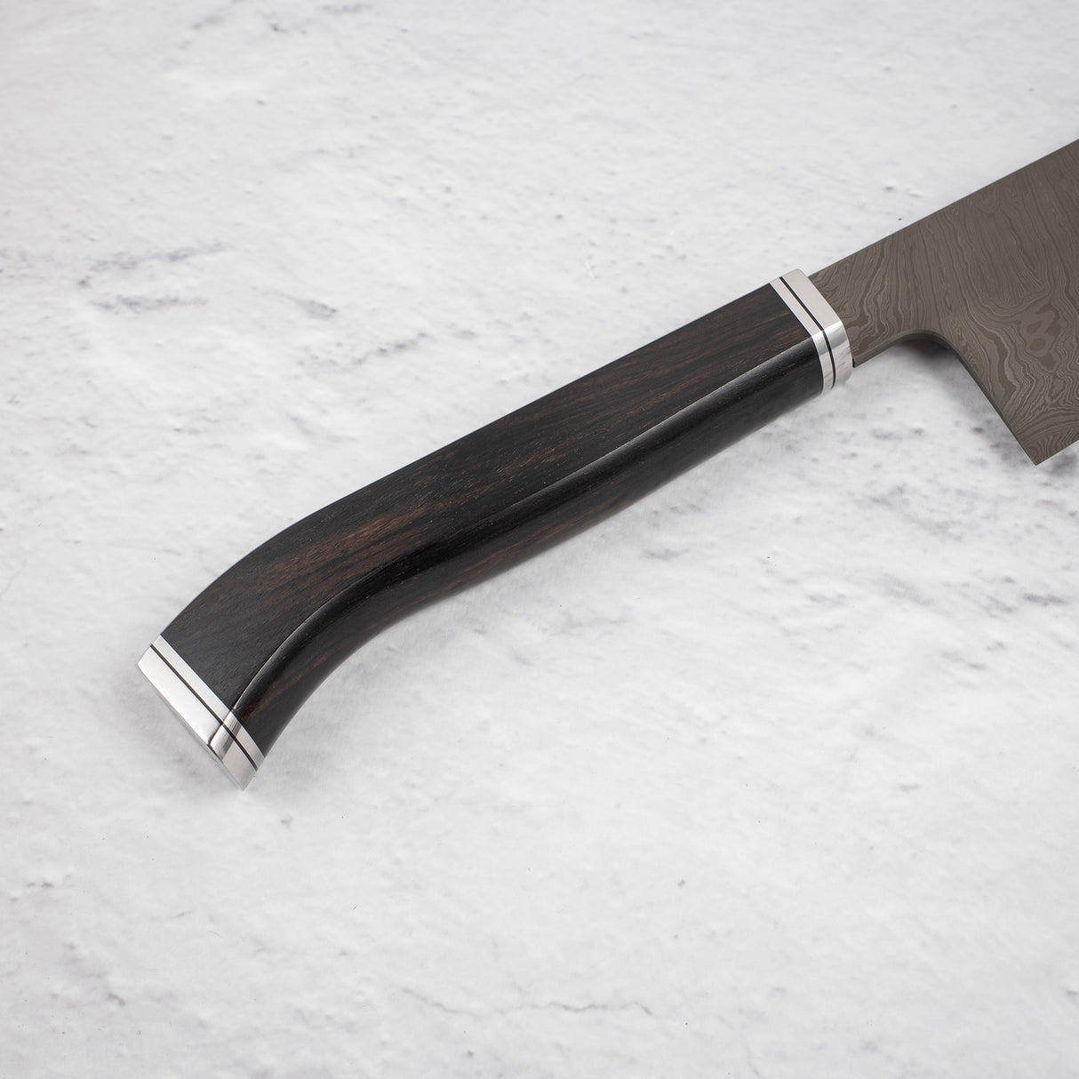Shoichi Hashimoto (橋本庄市) Tobikumo Blue / White Coreless Damascus Gyuto 270mm