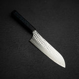 Kurosaki Senko (閃光) Ei SG2 Santoku 165mm Ai Tenmoku Handle & Saya