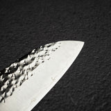 Kurosaki Senko (閃光) Ei SG2 Santoku 165mm Ai Tenmoku Handle & Saya