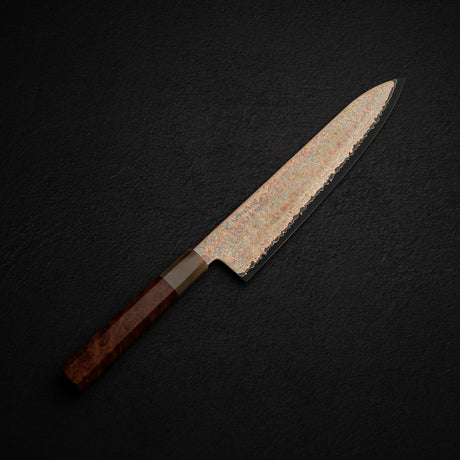 Hatsukokoro Hinotori V-Toku 2 Gyuto 240mm Rainbow Damascus Finish