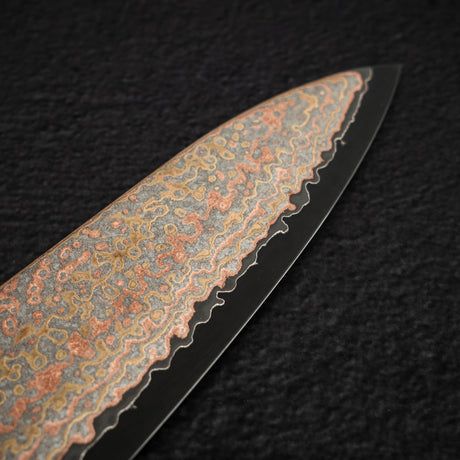 Hatsukokoro Hinotori V-Toku 2 Gyuto 240mm Rainbow Damascus Finish