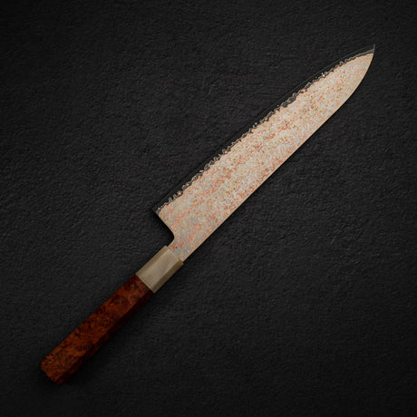 Hatsukokoro Hinotori V-Toku 2 Gyuto 240mm Rainbow Damascus Finish
