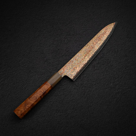 Hatsukokoro Hinotori V-Toku 2 Gyuto 210mm Rainbow Damascus Finish