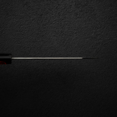 Tanaka Blue 2 Kurouchi Tsuchime Stainless Clad Bunka 165mm Howood Handle