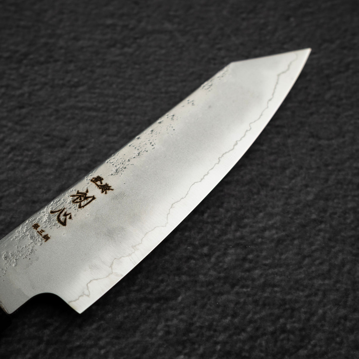 Hatsukokoro Ginrei Ginsan K Tip Petty 120mm Nashiji Ebony