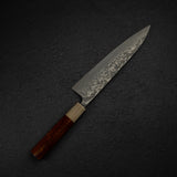Takeshi Saji SG2 Black Damascus Gyuto 210mm with Wenge Saya