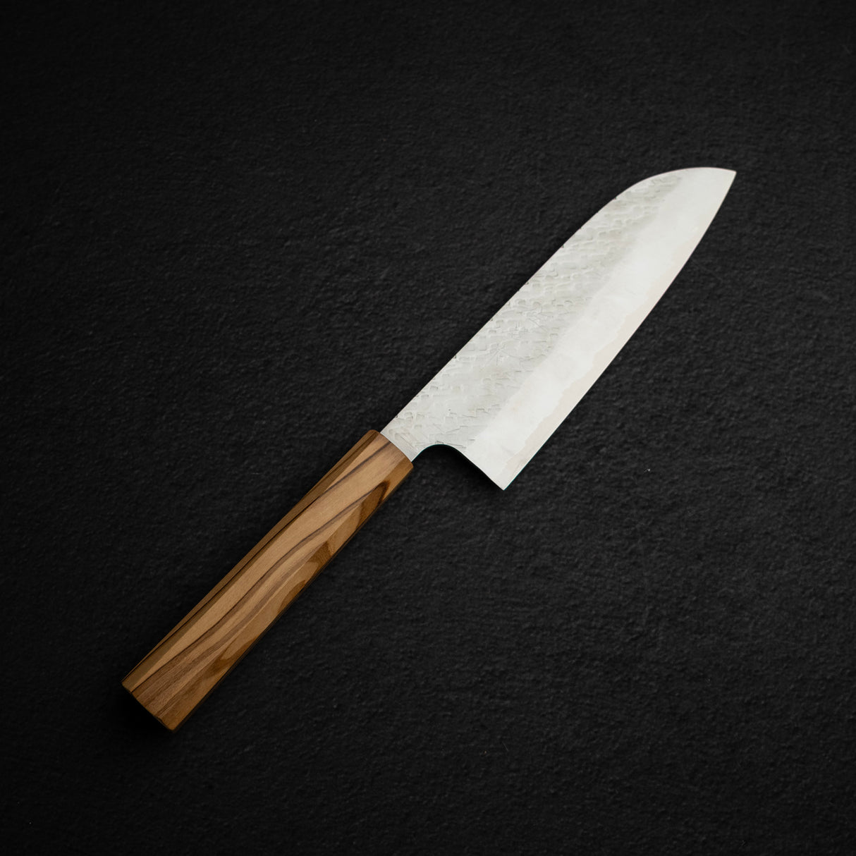 Takeshi Saji STRIX Tsuchime Santoku 165mm Olivewood Handle