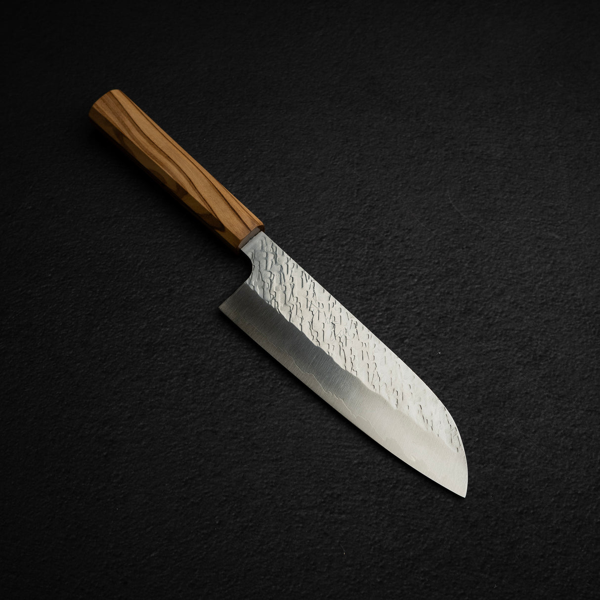 Takeshi Saji STRIX Tsuchime Santoku 165mm Olivewood Handle