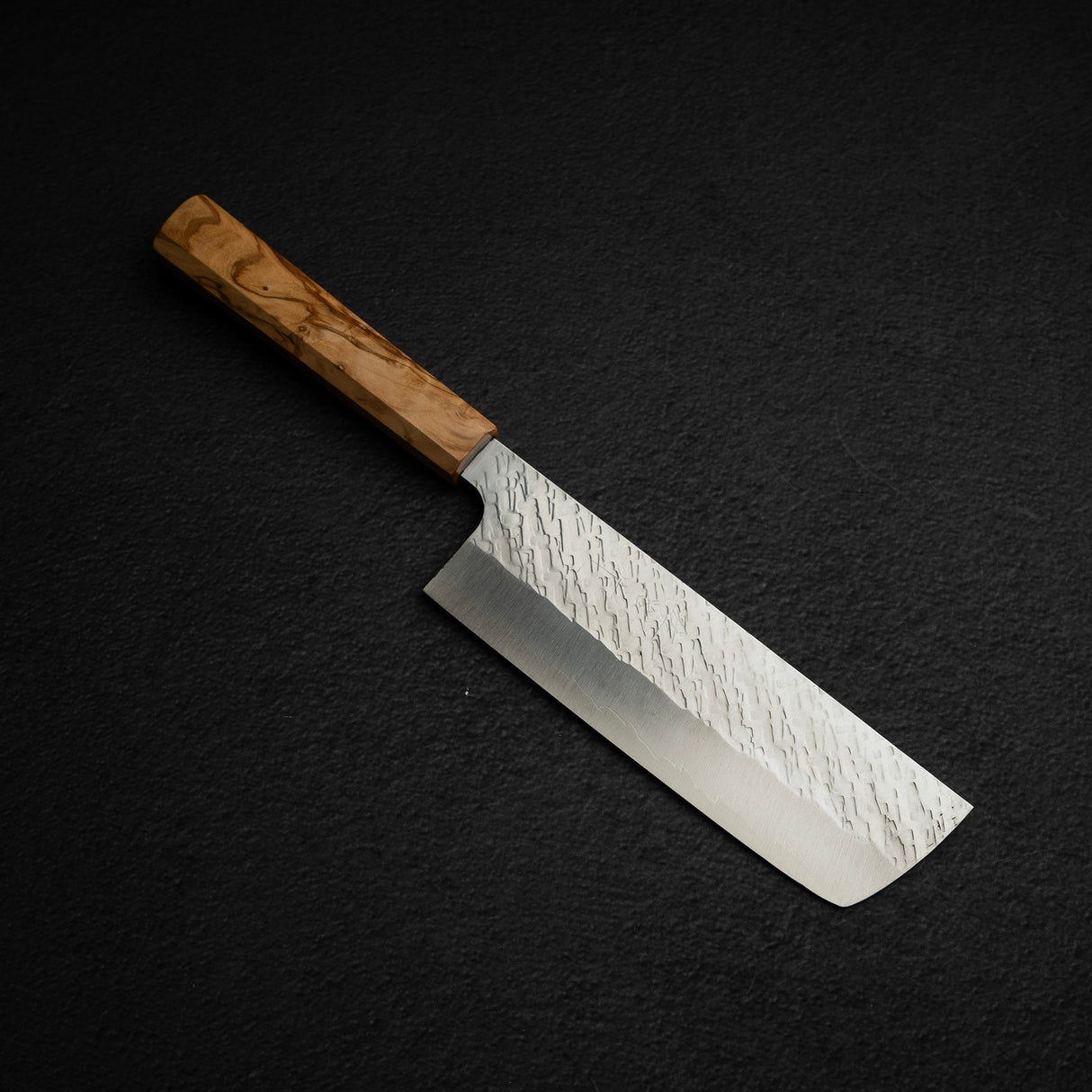 Takeshi Saji STRIX Tsuchime 165mm Nakiri Olivewood Handle