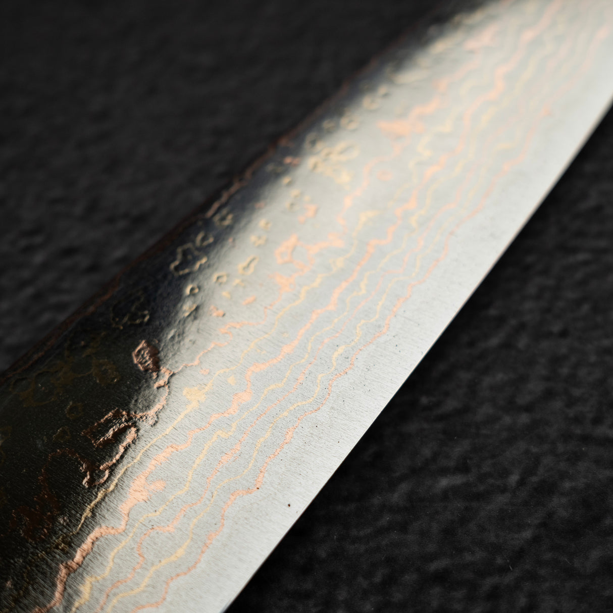 Takeshi Saji VG10 Rainbow Damascus Sujihiki 240mm