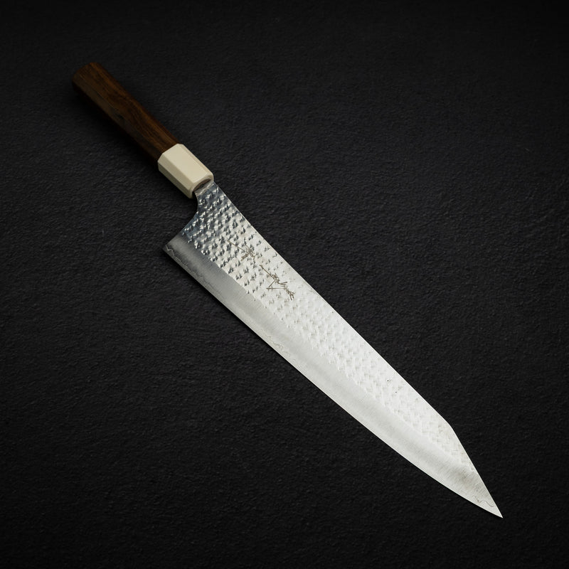 Kurosaki Senko Ei SG2 K-tip Gyuto 270mm Faux Ivory Ferrule Octagonal
