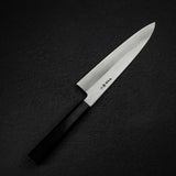 Nakagawa Ginsan Wide Bevel Kasumi Gyuto 210mm Ebony Handle