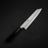 Nakagawa Ginsan Wide Bevel Kasumi K-tip Gyuto 210mm Ebony Handle