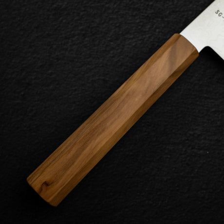 Hatsukokoro Ryuhyo SG2 Damascus K tip Gyuto 240mm Olivewood Handle