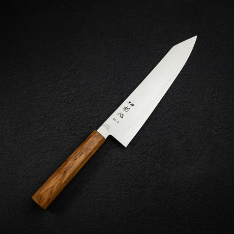 Hatsukokoro Ryuhyo SG2 Damascus K tip Gyuto 210mm Olivewood Handle